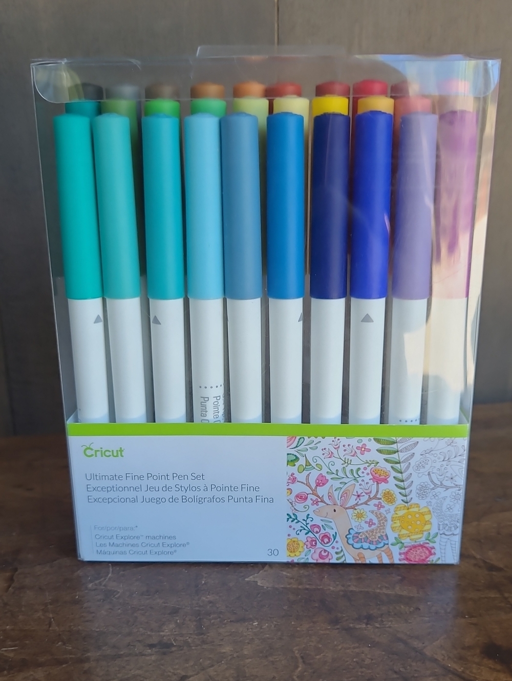 EUC Cricut Ultimate Fine Point Pen Set - 30 Count Assorted Colors Crafts/Office